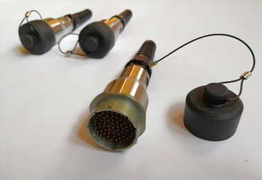 Conector de cabo sísmico do OEM com o conector masculino da junção do tampão de poeira/61 pinos